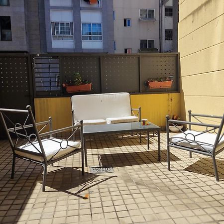 Ferienwohnung Pleno Centro, Terraza, Principe, 5 Min Casco Vello Y Estacion Ave Vigo Exterior foto