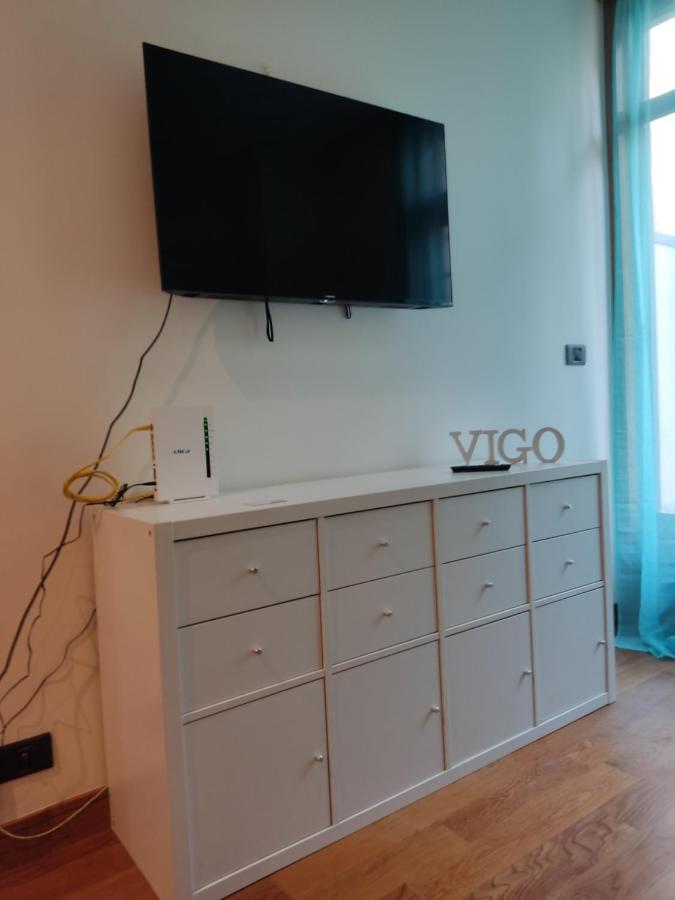 Ferienwohnung Pleno Centro, Terraza, Principe, 5 Min Casco Vello Y Estacion Ave Vigo Exterior foto